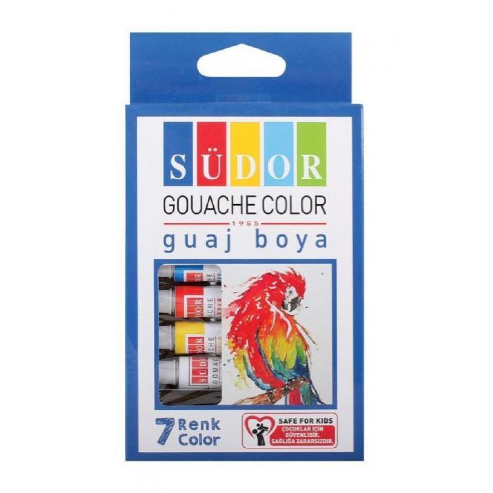SÜDOR GUAJ BOYA 7 RENK TÜP